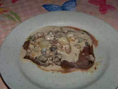 Steacks aux 2 vinaigres et au poivre vert