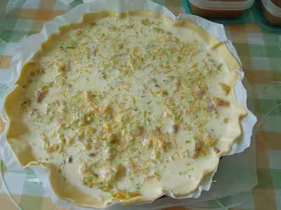 Quiche aux poireaux