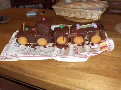 Recette Thermomix: Train d'anniversaire