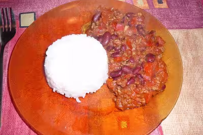 Chili con carne aux tomates et haricots rouges