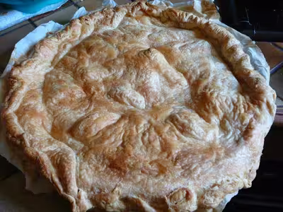 Tarte aux pommes et frangipane
