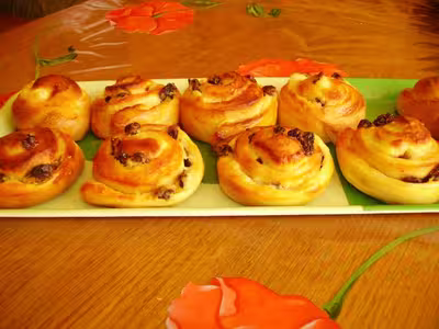 Map: Petits pains aux raisins, pépites au chocolat