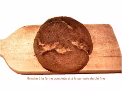 Brioche farine complète et semoule complète