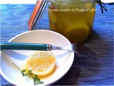Citrons confits à l'huile d'olive