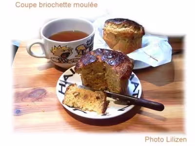 Briochettes moulées dans boites de conserve!