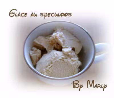 Glace aux speculoos