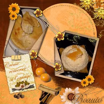 Crème renversée à l'orange