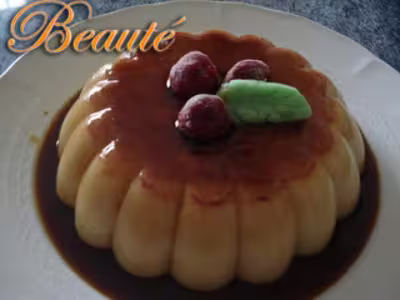 Recette WW: Flan à la vanille, nappé de caramel