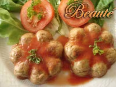 Recette WW : Gâteau de foie coulis de tomates