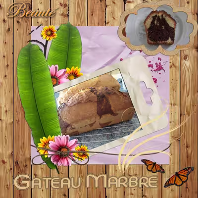 Gâteau marbré