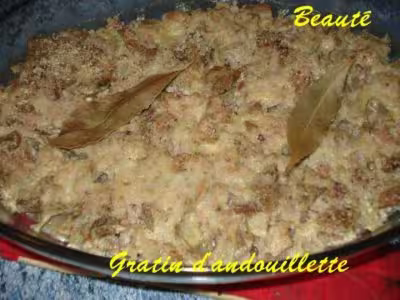Gratin d'andouillettes