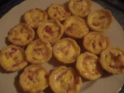 Mini quiches variées