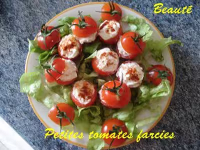 Mini tomates farcies