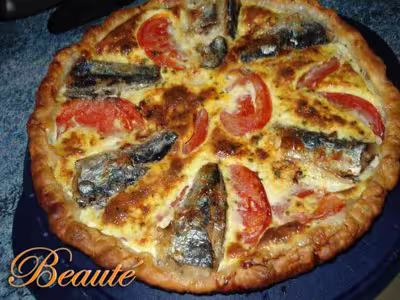 Quiche du soleil à la sardine