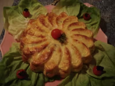 Quiche sans pâte saumon fumé et champignons