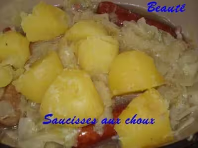 Recette WW : Saucisses au chou