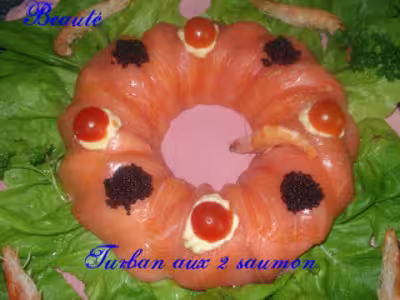 Turban aux deux saumons