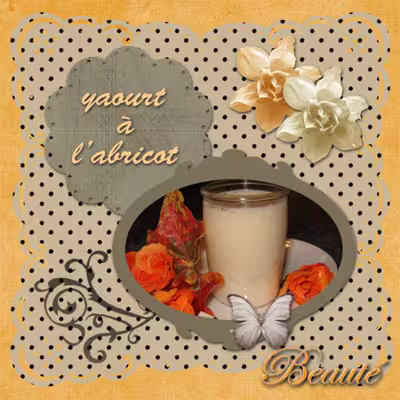 Yaourt à l'abricot