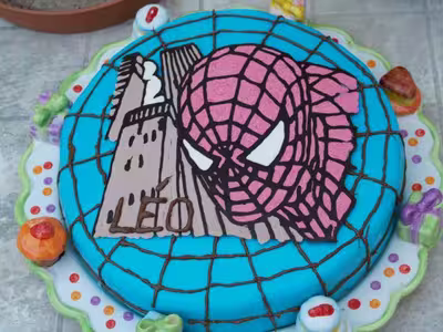 Gâteau Spiderman