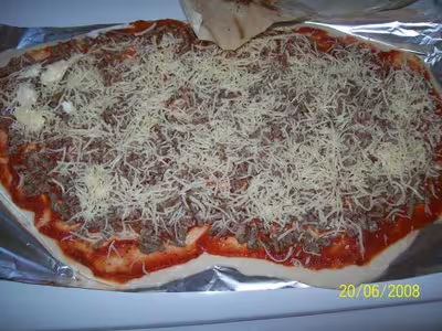 Pizza au barbecue