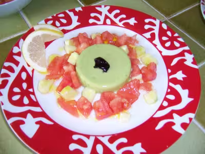 Recette Thermomix: Flan d'avocat à l'agar-agar