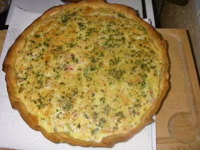 Quiche lorraine améliorée