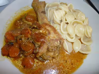 Manchons de canard et carottes confites au délicook