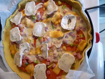 Tarte Provençale au Chèvre aux Herbes
