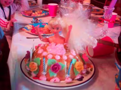 Gâteau Barbie