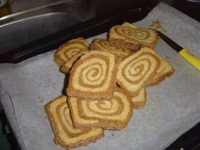 Sablé roulé au chocolat