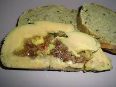 Foie gras mi cuit aux figues