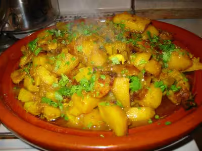 Tajine de poulet aux citrons confits par salamandrerose