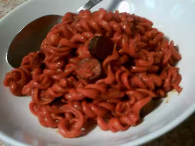 Risotto de tortis aux merguez