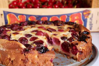 Clafoutis aux cerises et au beurre salé