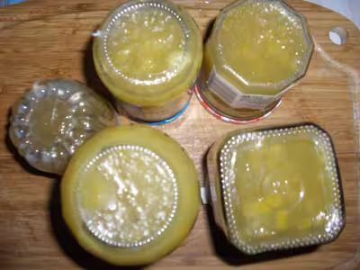 Confiture de courgettes au citron