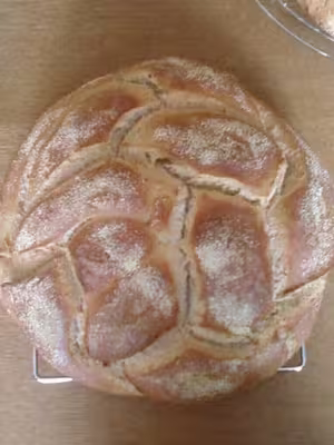 Pain à la semoule de blé et à la châtaigne