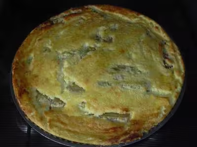 Pour changer de la tarte, le gateau à la rhubarbe! Mmmmm!