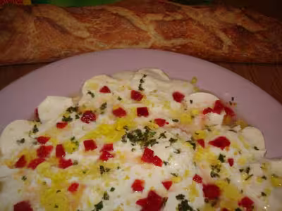 Salade de mozzarella par babane