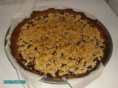 Tarte au chocolat et aux abricots