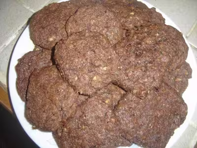 Cookies tout chocolat et noisettes