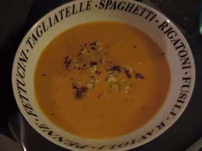 Recette Thermomix: Soupe de potiron aux noisettes