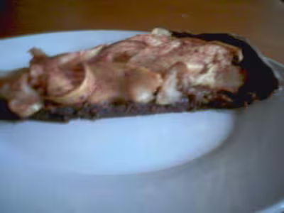 Tarte chocolat et pommes