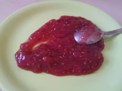 Confiture bananes et framboises par val912