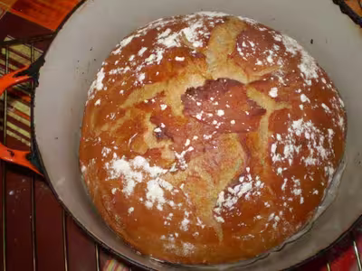Miche de campagne en cocotte