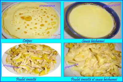 Gratin de crêpes au poulet