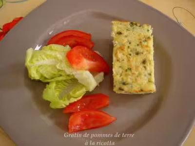 Gratin de pommes de terre à la ricotta