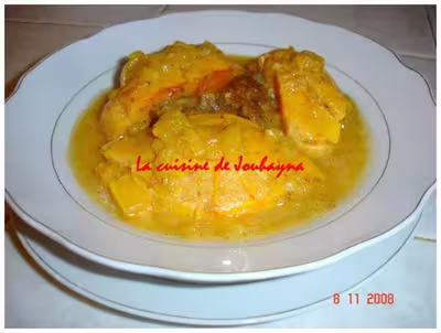 Tajine de boeuf aux coings