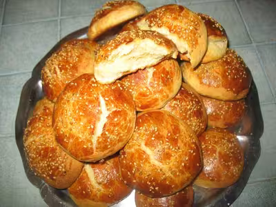 Brioches aux graines de sésame