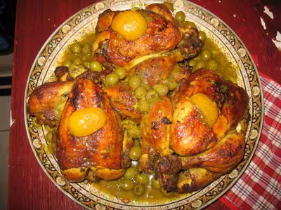 Poulet aux olives