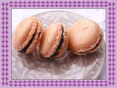Macarons ganache chocolat
